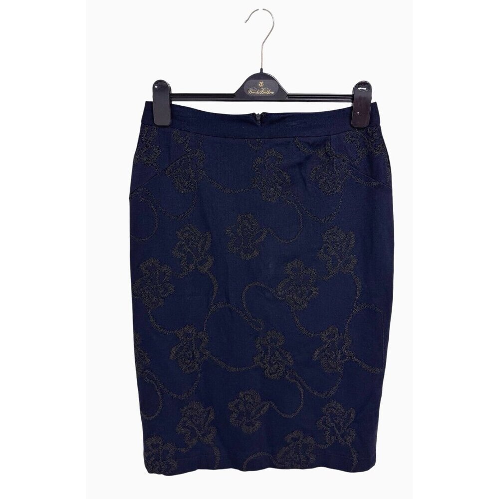 Contexts Lord and Taylor women's pencil skirt navy blue size 8